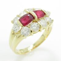 K18YG ルビーリング20％引き