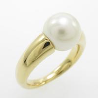 K18YG アコヤパールリング20％引き