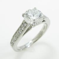 プラチナダイヤモンドリング 1．041ct・F・VS1・VERYGOOD