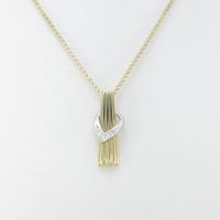 K18YG／PM ダイヤモンドネックレス