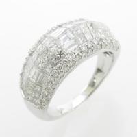 K18WG ダイヤモンドリング