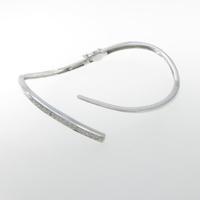 K18WG ダイヤモンドバングル