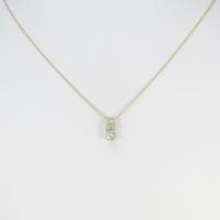 【リメイク】K18YG ダイヤモンドネックレス 0．339ct・J・SI2・VERYGOOD