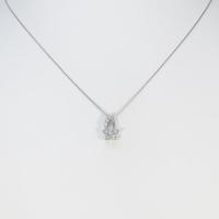 PT フラワー ダイヤモンドネックレス10％引き