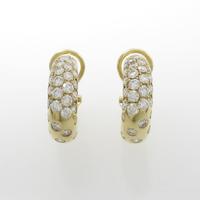 750YG ダイヤモンドピアス