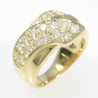 K18YG ダイヤモンドリング