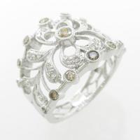 K18WG ダイヤモンドリング