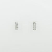 PT スリーストーン ダイヤモンドピアス10％引き