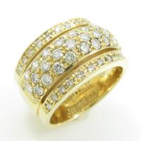 K18YG ダイヤモンドリング