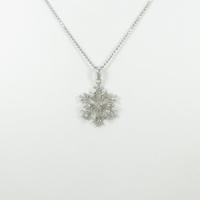 PT スノーフレーク ダイヤモンドネックレス10％引き