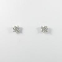 【リメイク】ST／プラチナダイヤモンドピアス 0．274ct・0．295ct・E・VS1・VG