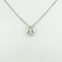プラチナダイヤモンドネックレス 0．310ct・H・I1・VERYGOOD5％引き