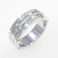 カルティエ タンクフランセーズ ハーフダイヤ リング