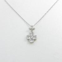K18WG クロス ダイヤモンドネックレス30％引き