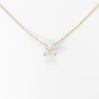 【リメイク】K18YG フラワー ダイヤモンドネックレス