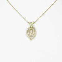 K18YG ダイヤモンドネックレス