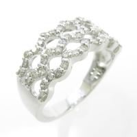 K18WG ダイヤモンドリング