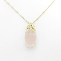 K18YG ローズクオーツネックレス