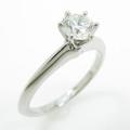 ティファニー クラッシックソリティア リング 0．41ct・H・VVS2・3EXT