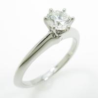 ティファニー クラッシックソリティア リング 0．41ct・H・VVS2・3EXT