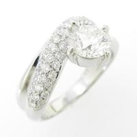 プラチナダイヤモンドリング 1．024ct・H・SI2・VERYGOOD