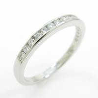 ティファニー ハーフサークル チャネルセッティング リング