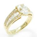 【ジュエリー在庫処分】【リメイク】K18YG ダイヤモンドリング 1．018ct・I・VS1・オーバルカット40％引き