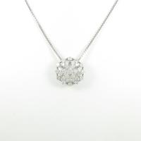 PT フラワー ダイヤモンドネックレス30％引き