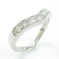 ティファニー Vバンド リング