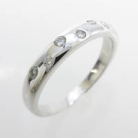 K18WG ダイヤモンドリング