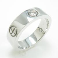 カルティエ ラブリング ハーフダイヤ