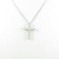 タサキ クロス ダイヤモンドネックレス