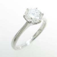 【リメイク】プラチナダイヤモンドリング 1．018ct・H・VS2・GOOD