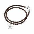 3530752 Daisy レザーブレスレット/ホワイト／Georg　Jensen