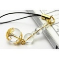 4月の誕生石ストラップ（水晶）８００円