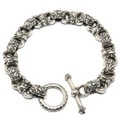 BWL(ビルウォールレザー) B-C43 Floral Link Bracelet フローラルリンクブレスレット