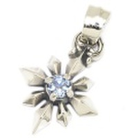 BWL(ビルウォールレザー) Mid Star Charm Aquamarine C340 ミッドスターチャーム　アクアマリン