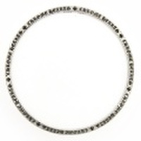 CHROME HEARTS(クロムハーツ)　6mmスペーサーバングル(ブレスレット)　サイズ：1 （Sサイズ相当）　6mm Spacer Bangle