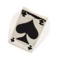 CRAZY PIG DESIGNS(クレイジーピッグ)ENAMEL ACE/SPADES　エナメルエーススペードリング　#278