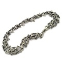 CRAZY PIG DESIGNS(クレイジーピッグ)SKELETON CHAIN スケルトンチェーンブレスレット　#1029