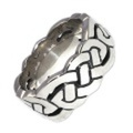 CRAZY PIG DESIGNS(クレイジーピッグ)　CELTIC WIDE RING #674
