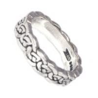 CRAZY PIG DESIGNS(クレイジーピッグ)　NARROW CELTIC BAND RING #241