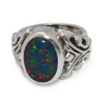 CRAZY PIG DESIGNS(クレイジーピッグ)　　MEDIUM TUDOR SETTING OPAL ミディアムチューダーセッティング　オパール　#533