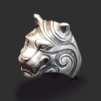 Dualflow（デュアルフロウ）engrave tiger ring　【DFR-07】