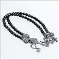 GEREZZA-ジュレッツァ-ブラックキュービックシルバーブレスレット