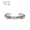 INDIAN JEWELRY ナバホ族アーティストL.Taheの作品『NAVAJO SIVER BANGLE L.Tahe』【アメカジ・ネイティブ】IJ-093