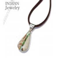 INDIAN JEWELRY ボーダーロイストンターコイズを使用したナバホ族アーティストEC氏の作品『NAVAJO SIVER PENDANT TURQUOISE』【アメカジ・ネイティブ】IJ-081