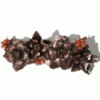 Jennifer Ouellette◆メタルフラワージュエルヘッドドレス・バレッタ◆ブロンズ