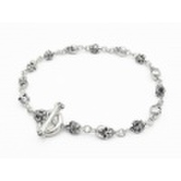 Justin Davis（ジャスティンデイビス）　Skull Divine Bracelet（スカルディヴァインブレスレット）