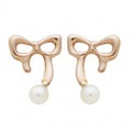 K10PG リボンパールピアス 46-5624